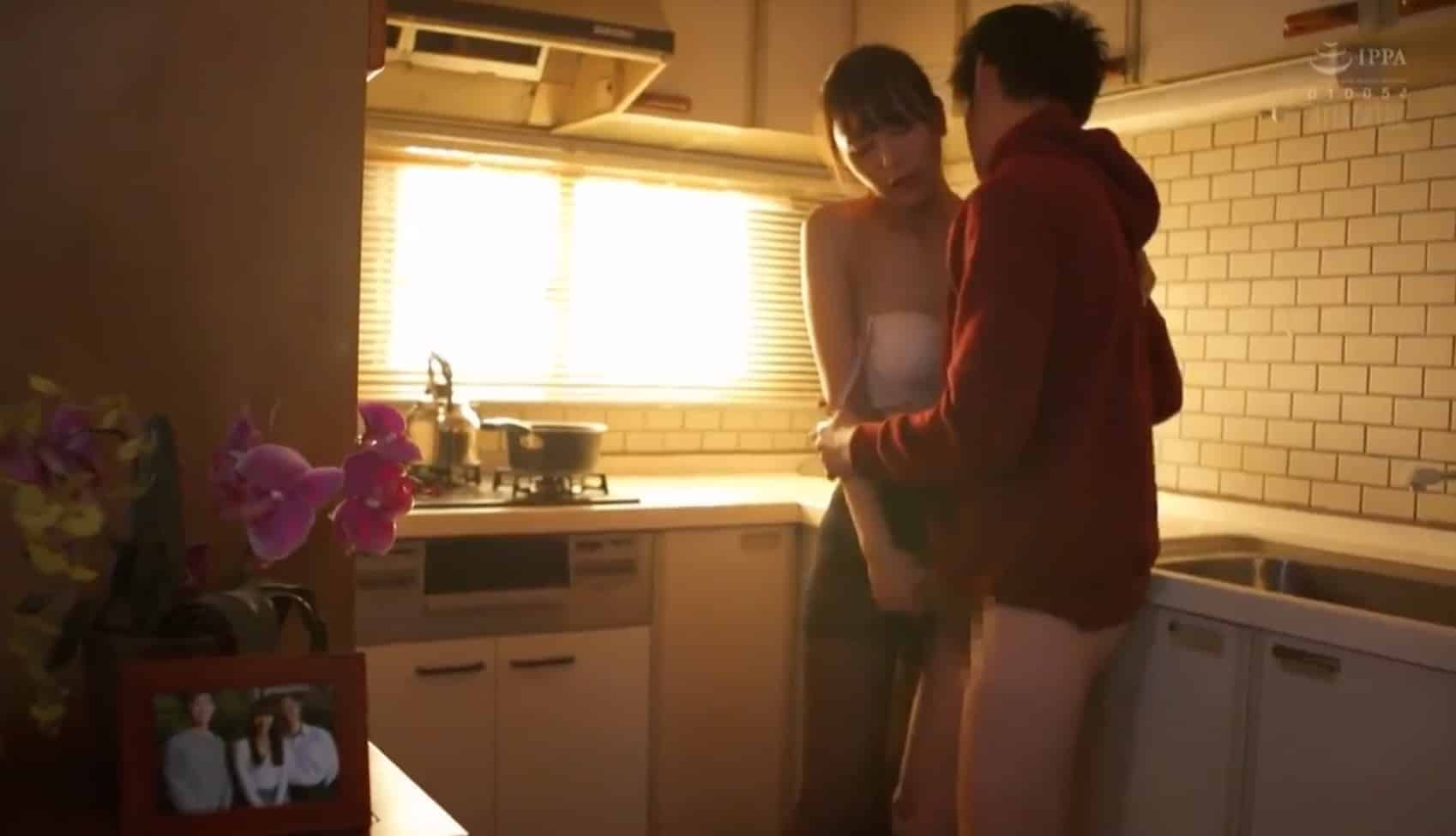Dad passed away, stepmom was fucked by her husband's son
